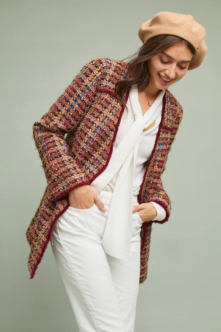 Ett:twa Harlequin Tweed Blazer