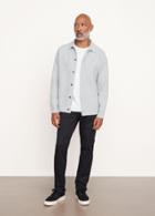 Vince Felted Button Down Overshirt