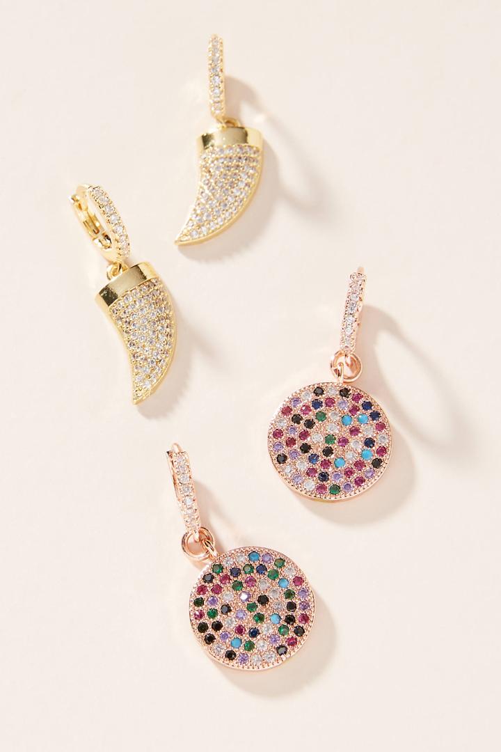 Nakamol Laila Huggie Hoop Earrings