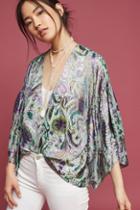 Anthropologie Vivian Ruffle Kimono