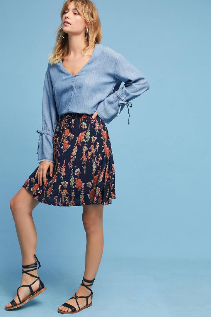Just Female Tia Floral Skirt
