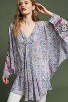 Anthropologie Georgette Poncho