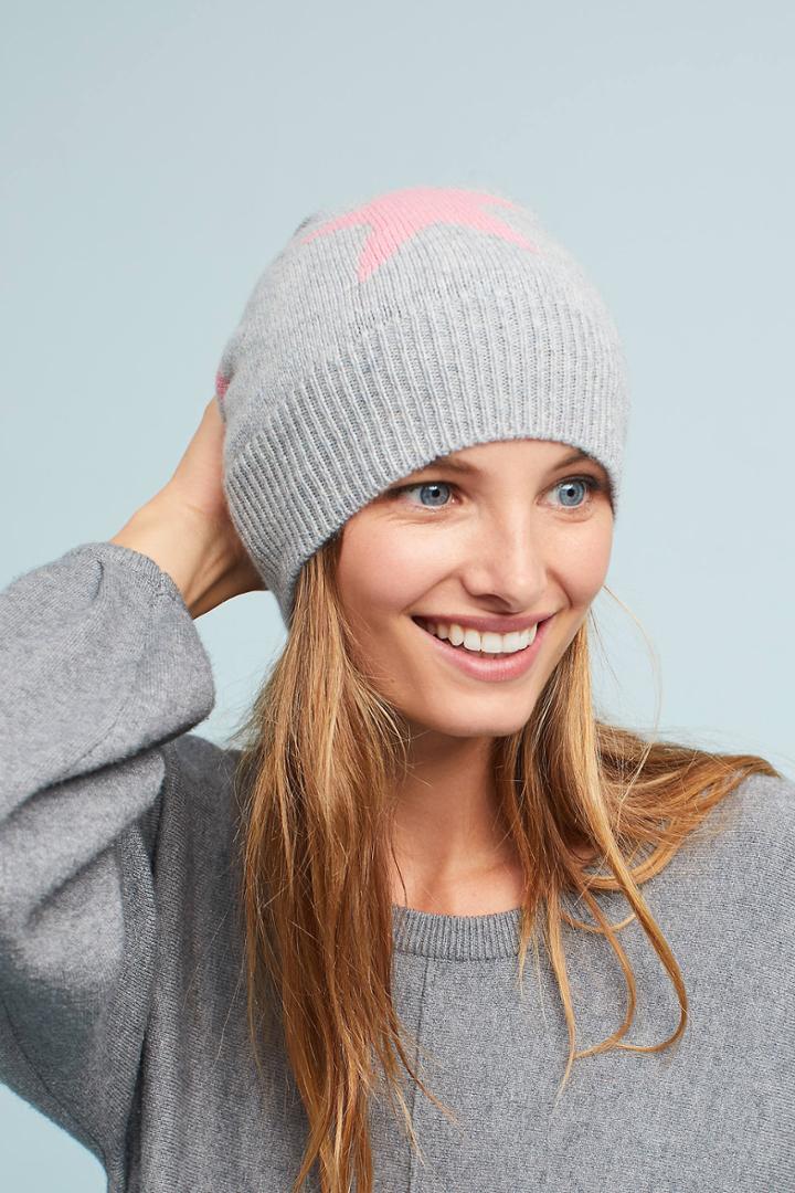 Rosie Sugden Star Cashmere Beanie