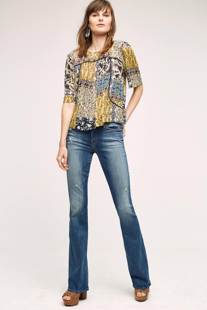 Mother Cruiser Mid-rise Flare Jeans