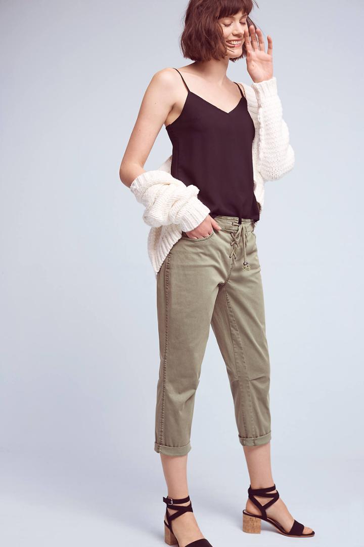 Marrakech Upstate Lace-up Crops