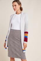 Anthropologie Miele Colorblocked Cashmere Cardigan