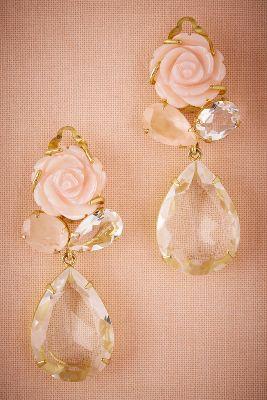 Anthropologie X Bhldn Rosella Quartz Drop Earrings