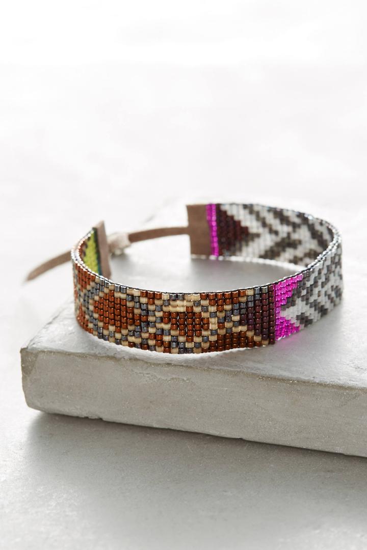 Julie Rofman Zebra-snake Reversible Wrap Bracelet