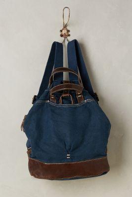 Rissetto Washed Canvas Backpack