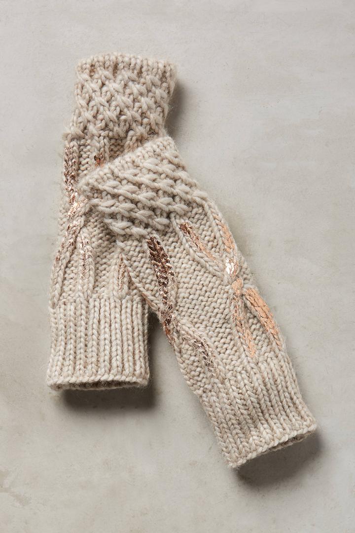 Anthropologie Northern Light Fingerless Gloves