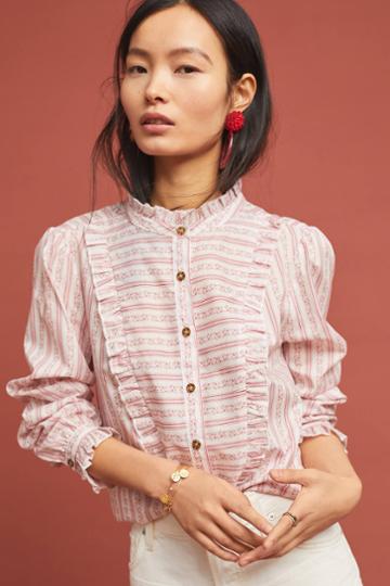 Thekorner Anderson Ruffled Buttondown