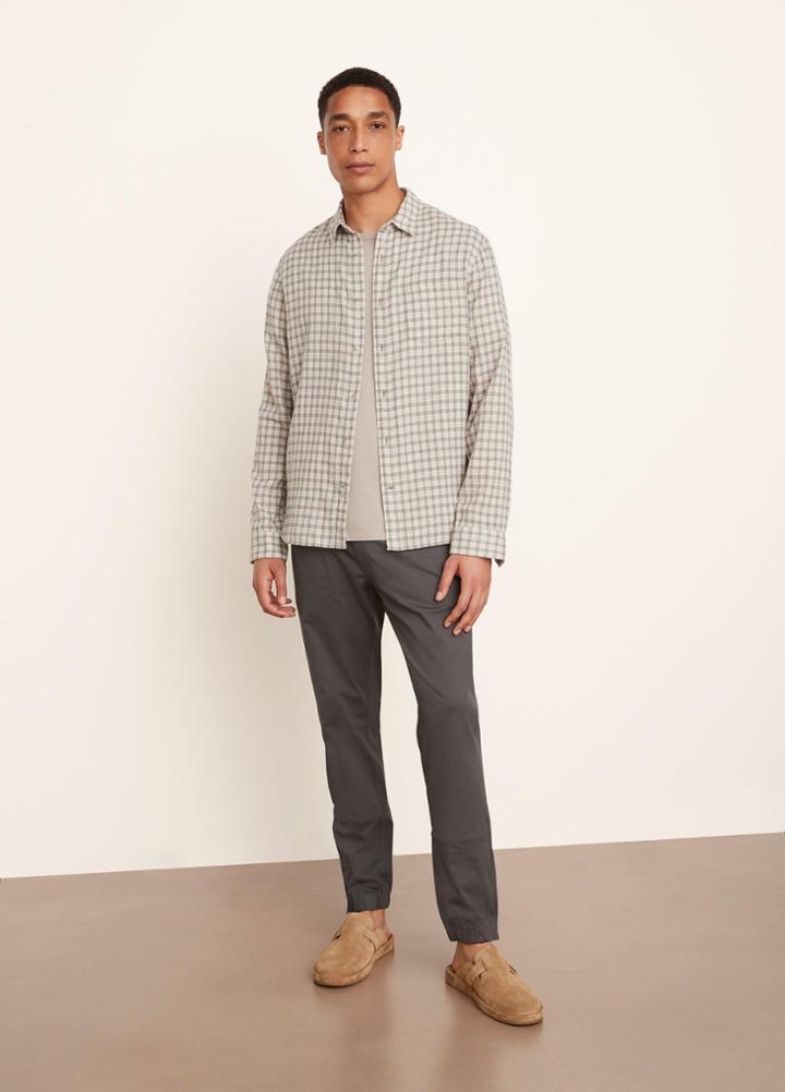 Vince Desertside Plaid Double Face Long Sleeve Shirt