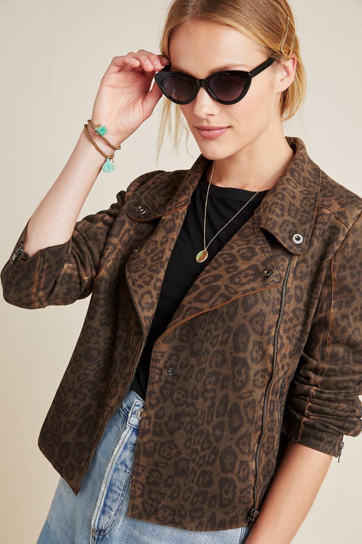 Marrakech Marni Leopard Moto Jacket