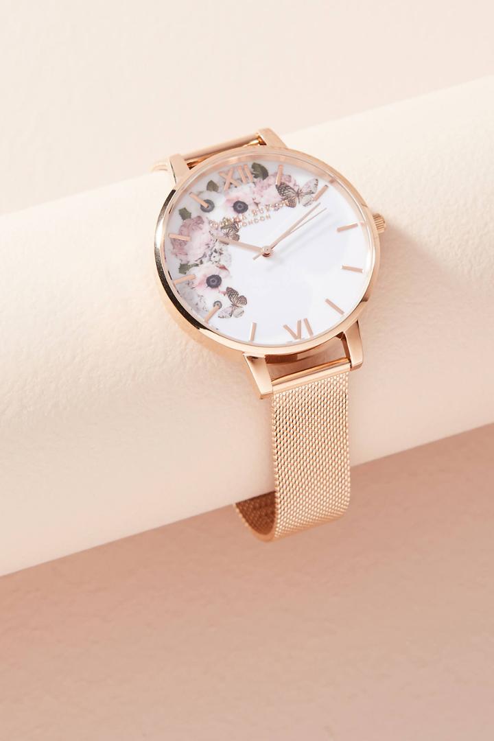 Olivia Burton Winter Garden Rose Watch