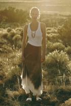 Sam & Lavi Dipped Horizon Maxi Skirt