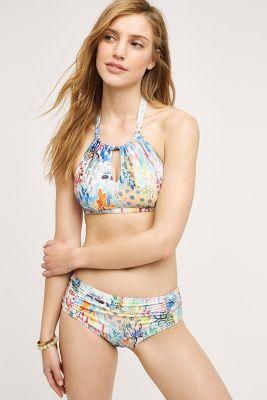 Swim By Anthropologie Avellino Halter Bikini Bikini Top