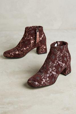 Paola D'arcano Paola D'arcano Brocade Booties