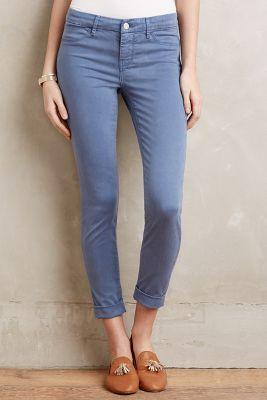 J Brand Anja Ankle Cuff Jeans Blue