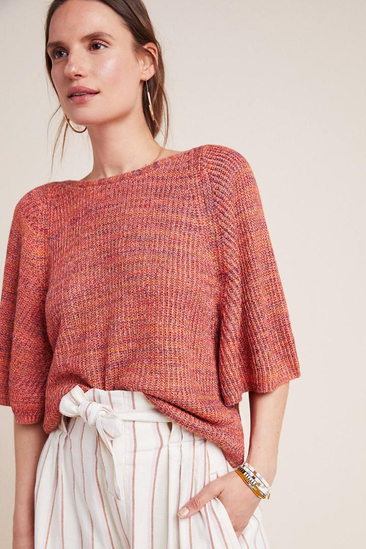 Anthropologie Space-dyed Knit Pullover
