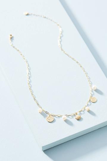 Tess + Tricia Spirit Of The Sea 24k Gold-plated Charm Necklace