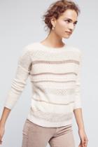 La Fee Verte Metallic Stripe Pullover