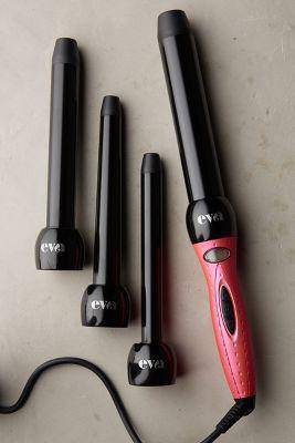 Eva Nyc 4p Interchangeable Barrel Curler Black