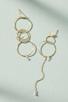 Anthropologie Farrah Asymmetrical Drop Earrings