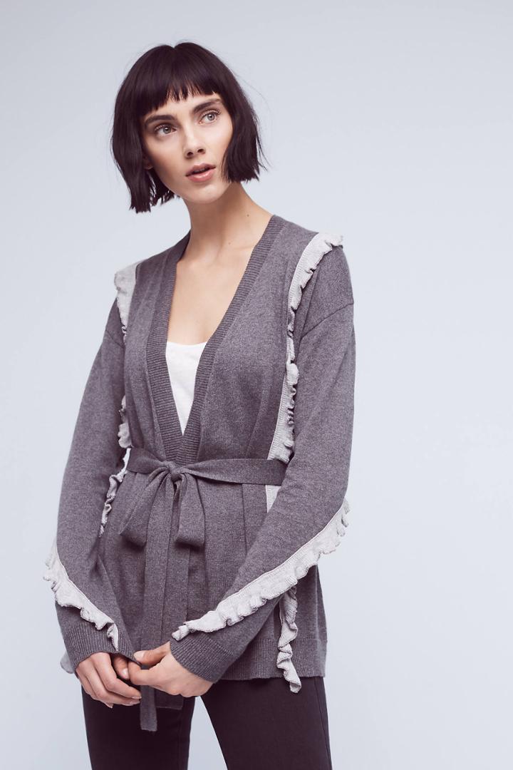 Sparrow Ruffle-wrapped Cardigan