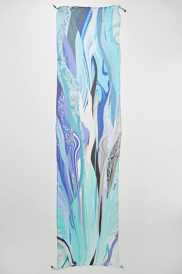 Camilla Watercolor Silk Scarf