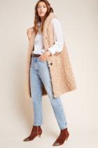 Anthropologie Daly Hooded Sherpa Vest