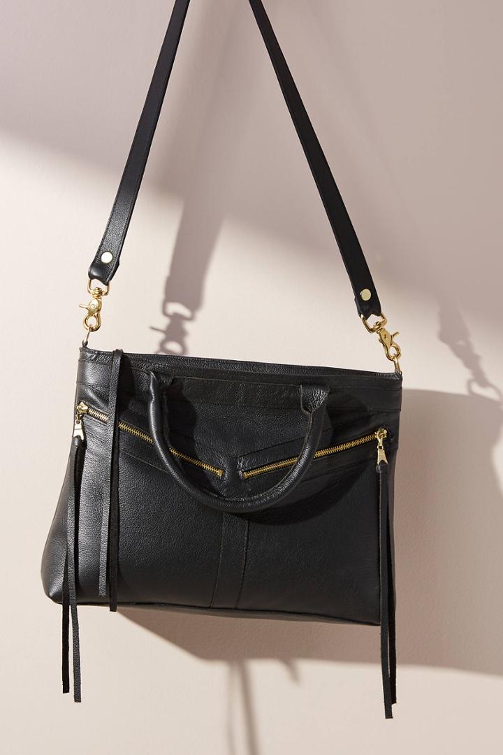 Jj Winters Zoey Leather Tote Bag