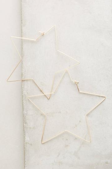 By Boe Gilded Star Hoops