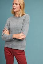 Current Air Embroidered Polka Dot Sweatshirt