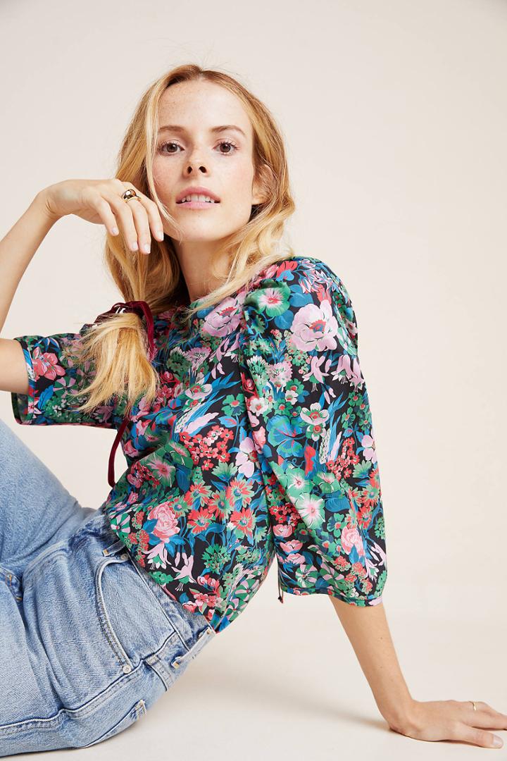 Whit Clare Puff-sleeved Blouse