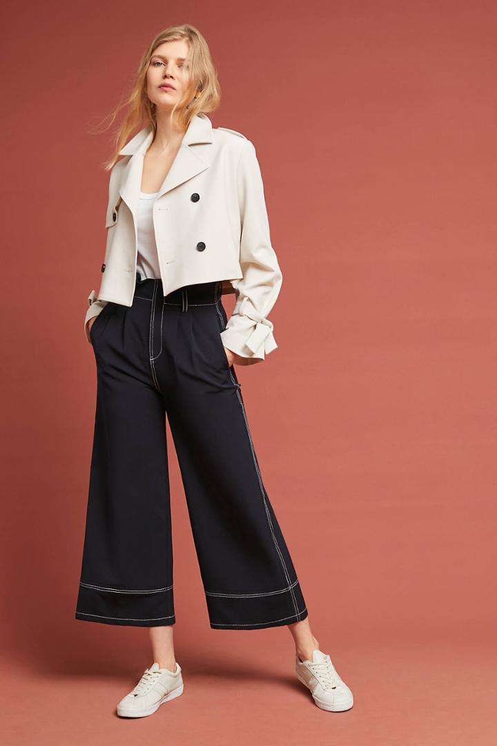 Cartonnier Summer Tied-sleeve Trench Jacket