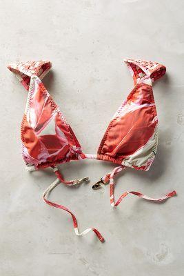 Clube Bossa Ruby Palm Top Red Motif
