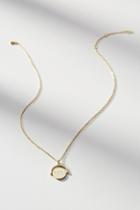 Lulu Dk 14k Gold-plated Spinner Necklace