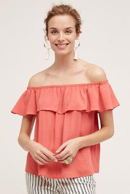 Maeve Islander Off-the-shoulder Top
