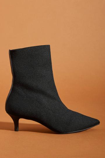 Elysess Shimmer Kitten-heeled Booties