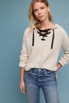 Scotch & Soda Lace-up Knit Hoodie