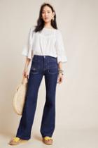 Anthropologie 7 For All Mankind Georgia High-rise Flare Jeans