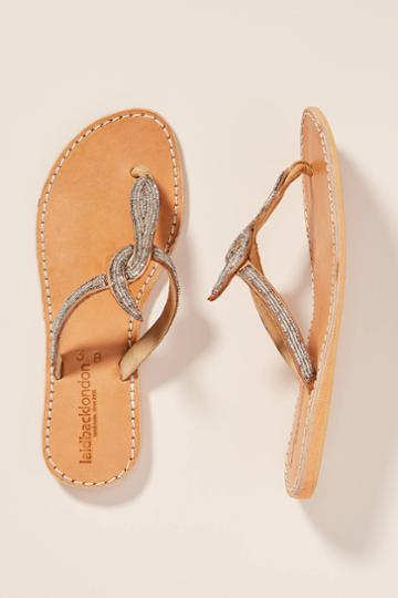 Laidback London Beaded Sandals