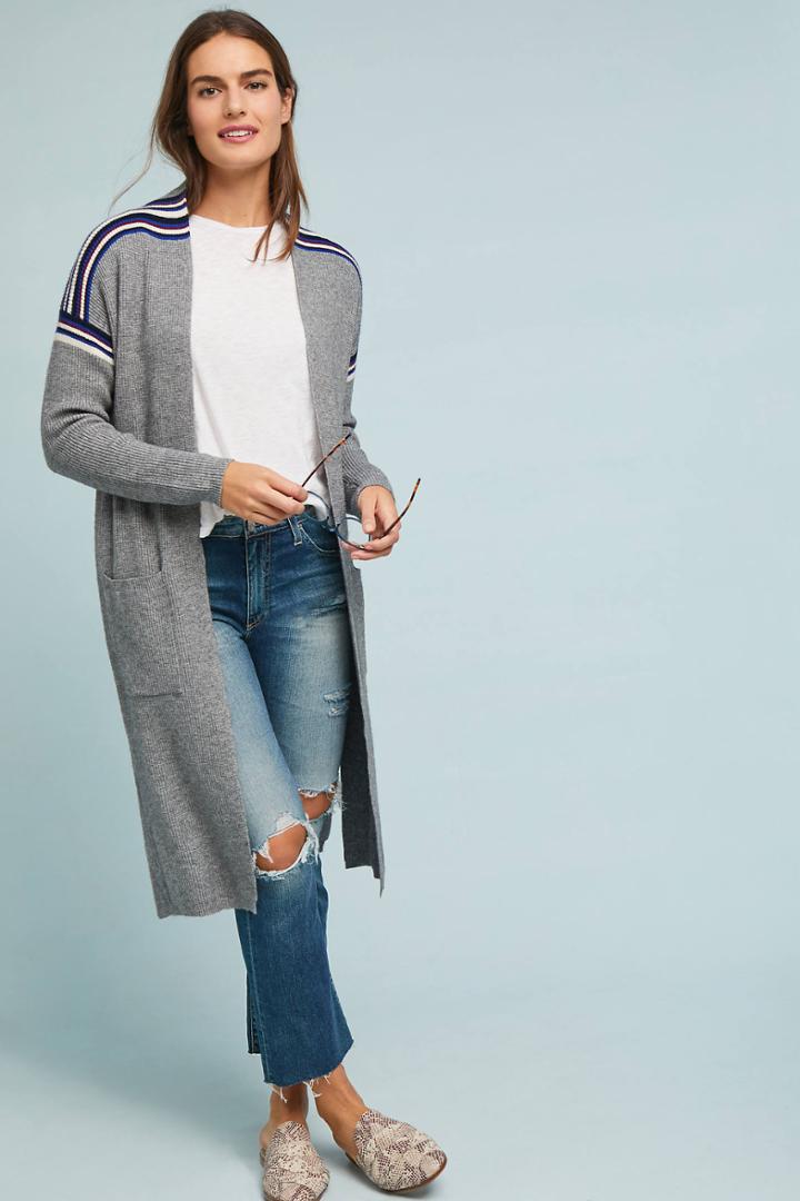 Heartloom Sporty Longline Cardigan