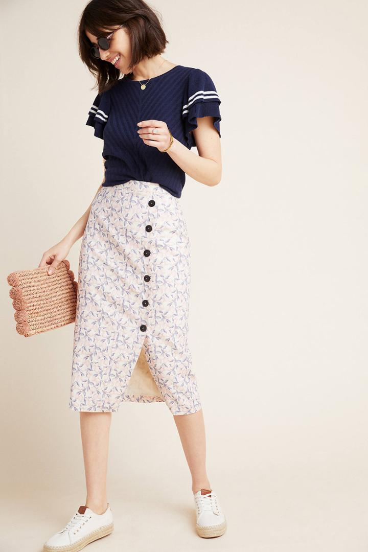 Hutch Lemon Pencil Skirt