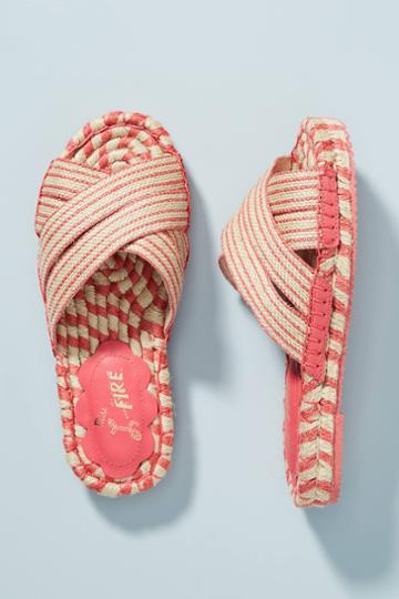 Miss L Fire Boheme Espadrille Slides