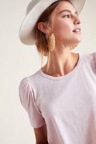 Velvet By Graham & Spencer Whitney Puff-sleeved Top