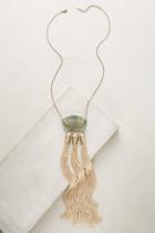 Mimi Scholer Barcelona Stone Pendant Tassel Necklace