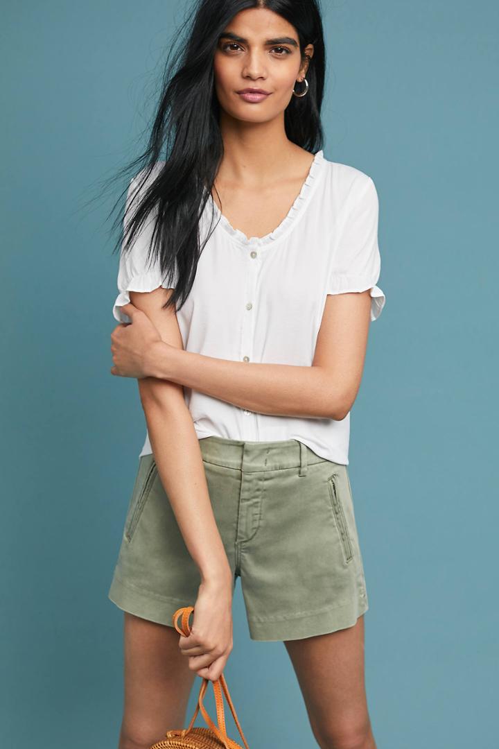 Dolan Left Coast Sydney Ruffled Tee