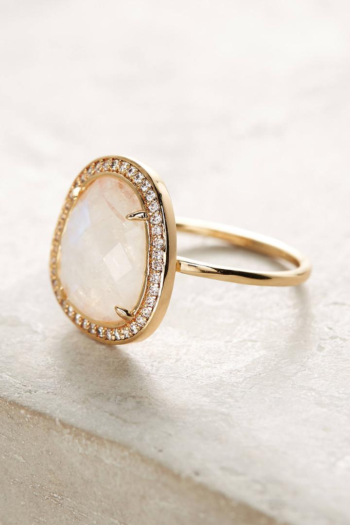 Melanie Auld Adella Stone Halo Ring