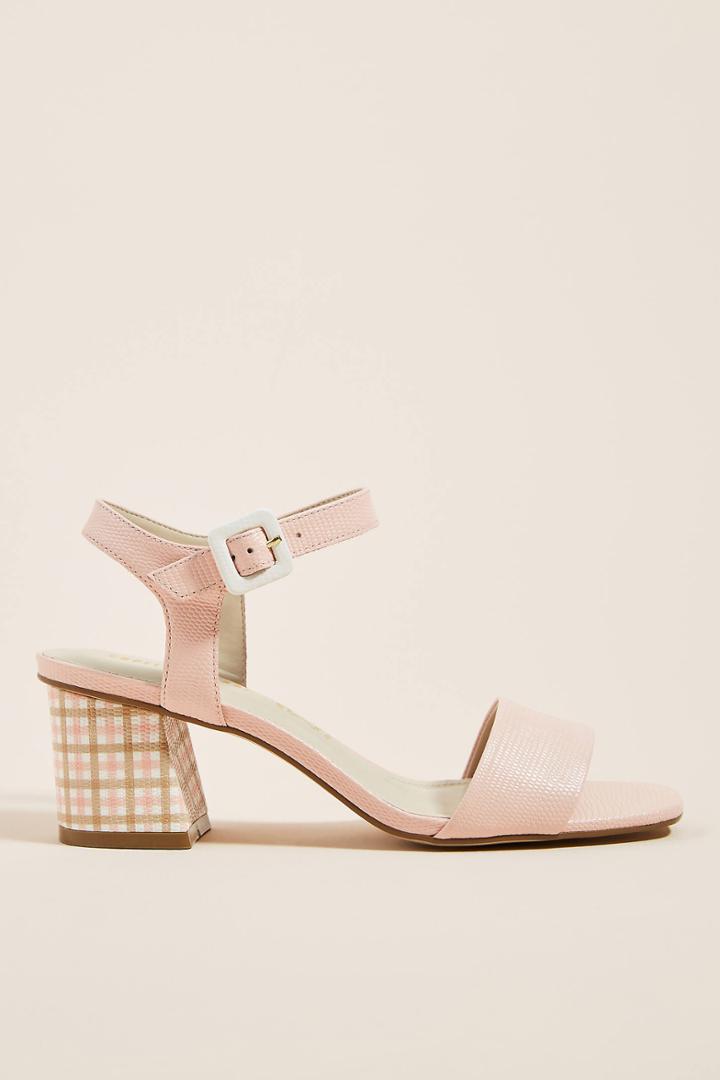 Capelli Rossi Gingham Heeled Sandals